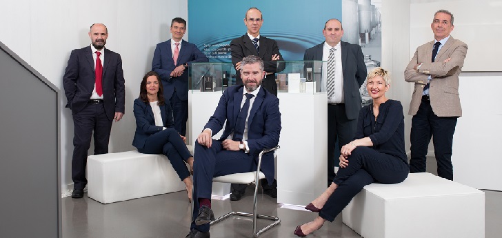 Equipo directivo de Mixer&Pack El fabricante de perfumes Mixer&Pack crece un 82% en 2017 y supera los 40 millones